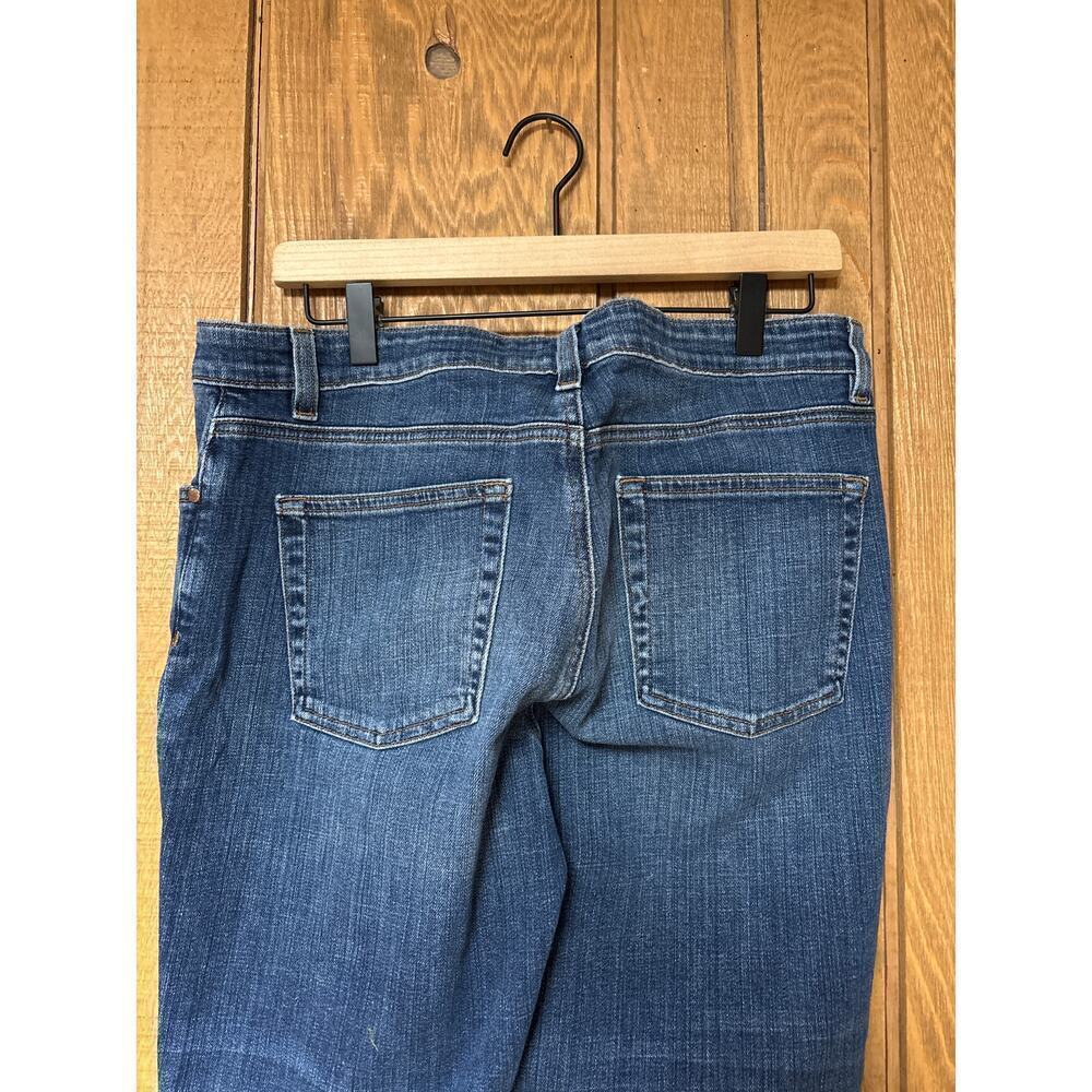 Eileen Fisher 98% Organic Cotton 2% Spandex Tapered Legged Denim Jeans Size 10 - Picture 6 of 9